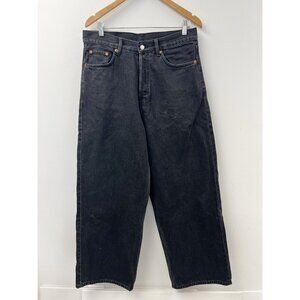 Weekday Size 30 X 32 Astro Loose Baggy Jeans Men Dark Charcoal Grey 100% Cotton